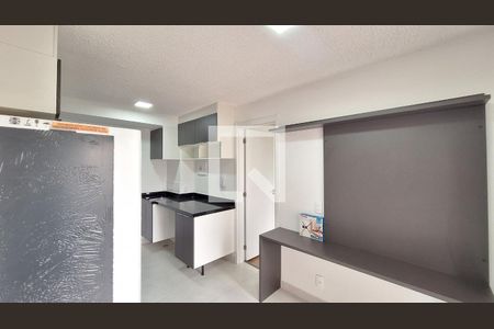 Sala/Cozinha/Área de serviço de apartamento para alugar com 1 quarto, 27m² em Várzea da Barra Funda, São Paulo