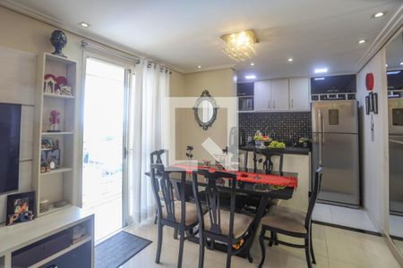 Sala  de apartamento à venda com 2 quartos, 55m² em Piraporinha, Diadema