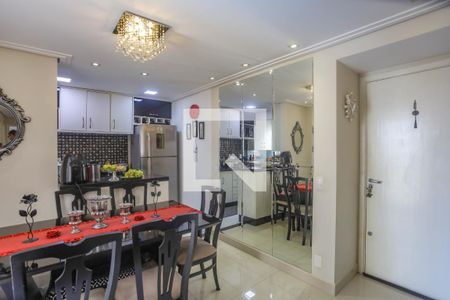 Sala  de apartamento à venda com 2 quartos, 55m² em Piraporinha, Diadema