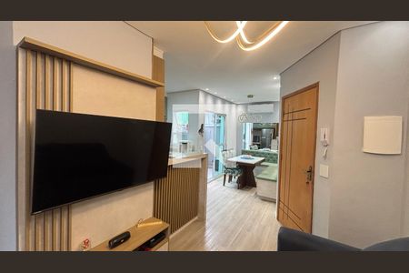 Sala  de apartamento à venda com 2 quartos, 50m² em Parque Erasmo Assunção, Santo André