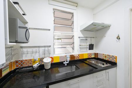 Cozinha de kitnet/studio para alugar com 1 quarto, 22m² em Mirandópolis, São Paulo