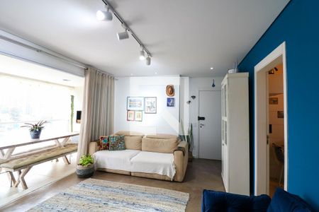 Sala de apartamento para alugar com 4 quartos, 117m² em Jardim das Acacias, São Paulo