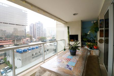 Varanda de apartamento para alugar com 4 quartos, 117m² em Jardim das Acacias, São Paulo