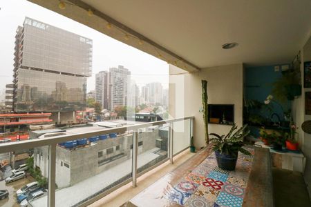 Varanda de apartamento para alugar com 4 quartos, 117m² em Jardim das Acacias, São Paulo