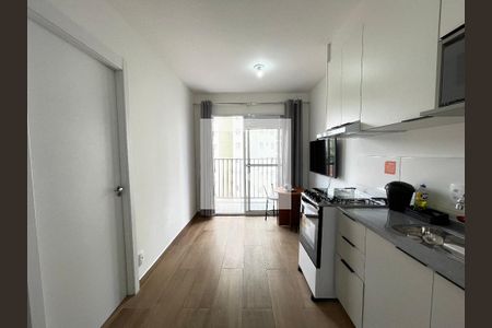 Sala/Cozinha de apartamento para alugar com 1 quarto, 27m² em Vila Butantã, São Paulo