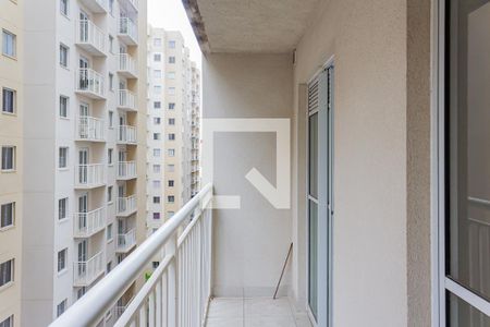 Varanda Sala/Cozinha de apartamento para alugar com 1 quarto, 31m² em Bom Retiro, São Paulo