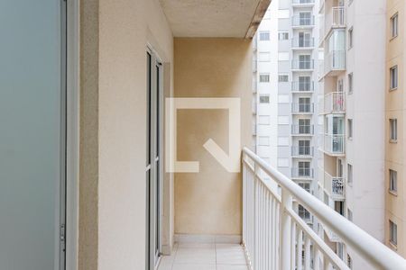 Varanda Sala/Cozinha de apartamento para alugar com 1 quarto, 31m² em Bom Retiro, São Paulo