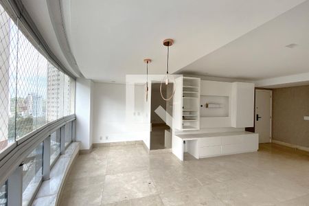Varanda da Sala de apartamento à venda com 3 quartos, 104m² em Vila da Serra, Nova Lima