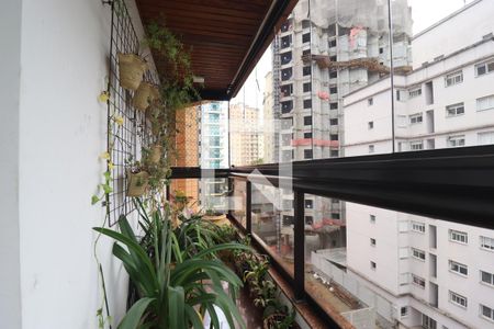 Varanda Sala de apartamento à venda com 4 quartos, 273m² em Jardim, Santo André