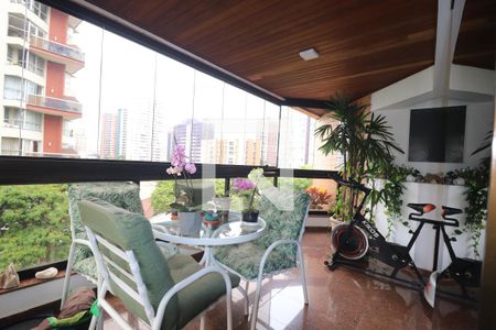 Varanda Sala de apartamento à venda com 4 quartos, 273m² em Jardim, Santo André