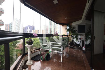 Varanda Sala de apartamento à venda com 4 quartos, 273m² em Jardim, Santo André