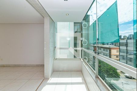 Varanda da Sala de apartamento para alugar com 3 quartos, 150m² em Gutierrez, Belo Horizonte