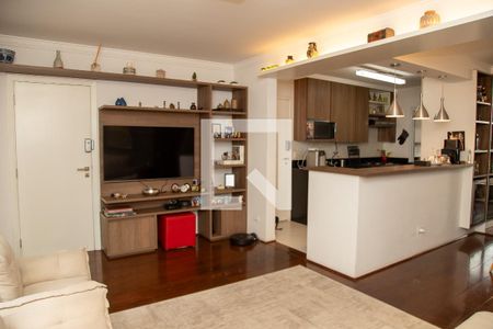 Sala de apartamento à venda com 3 quartos, 110m² em Brooklin, São Paulo