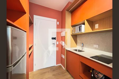 Sala/Cozinha de apartamento para alugar com 1 quarto, 27m² em Vila Olímpia, São Paulo