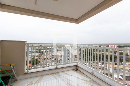 Varanda da Sala  de apartamento à venda com 1 quarto, 50m² em Vila Jacuí, São Paulo