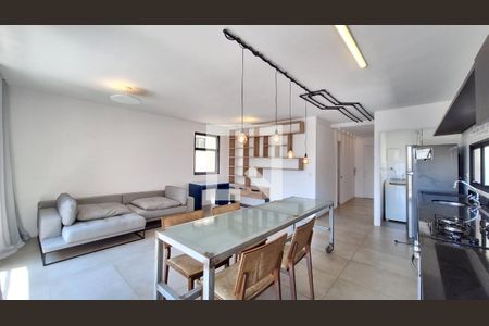 Sala/Cozinha de apartamento para alugar com 1 quarto, 67m² em Perdizes, São Paulo