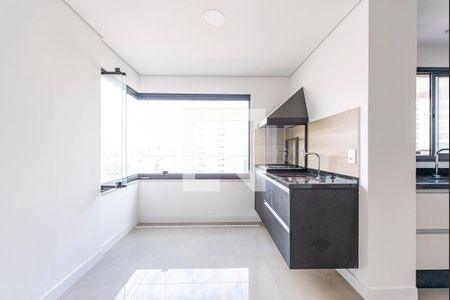 Varanda da Gourmet de apartamento para alugar com 3 quartos, 93m² em Campestre, Santo André
