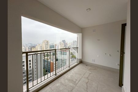 Varanda de apartamento à venda com 1 quarto, 46m² em Pompeia, São Paulo