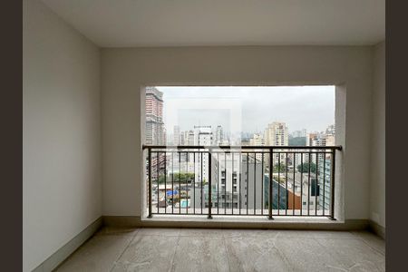 Varanda de apartamento à venda com 1 quarto, 46m² em Pompeia, São Paulo