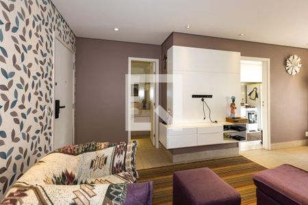 Sala de apartamento para alugar com 3 quartos, 86m² em Vila da Serra, Nova Lima