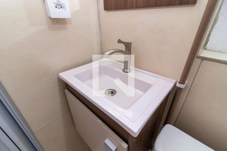 Banheiro Social de kitnet/studio para alugar com 1 quarto, 20m² em Santana, São Paulo