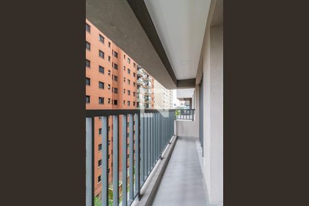 Varanda da Sala e Quarto de apartamento para alugar com 1 quarto, 53m² em Alphaville Industrial, Barueri