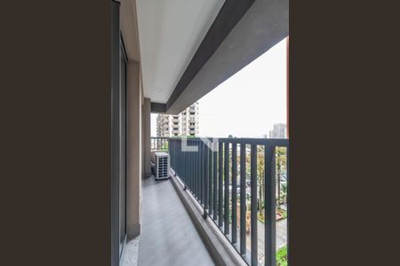 Varanda da Sala e Quarto de apartamento para alugar com 1 quarto, 53m² em Alphaville Industrial, Barueri