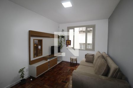 Sala de apartamento à venda com 1 quarto, 40m² em Petrópolis, Porto Alegre