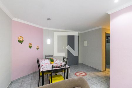 Sala de apartamento para alugar com 1 quarto, 67m² em Guilhermina, Praia Grande