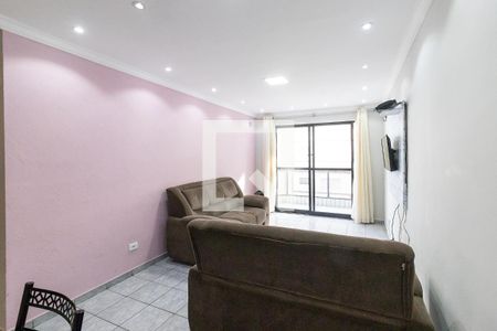 Sala de apartamento para alugar com 1 quarto, 67m² em Guilhermina, Praia Grande