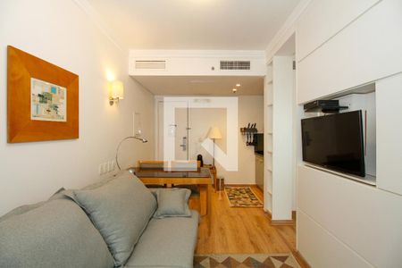 Sala e Cozinha de apartamento para alugar com 1 quarto, 32m² em Pinheiros, São Paulo