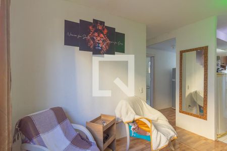 Sala de apartamento à venda com 1 quarto, 50m² em Rio Branco, Canoas