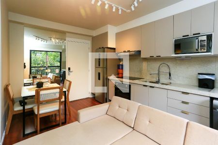 sala de apartamento à venda com 2 quartos, 38m² em Cidade Jardim, São Paulo
