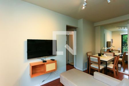 sala de apartamento à venda com 2 quartos, 38m² em Cidade Jardim, São Paulo