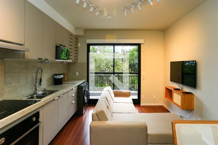 sala de apartamento à venda com 2 quartos, 38m² em Cidade Jardim, São Paulo