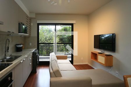 sala de apartamento à venda com 2 quartos, 38m² em Cidade Jardim, São Paulo