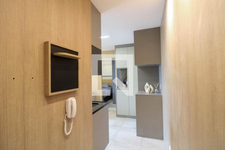 Sala/Cozinha de apartamento para alugar com 1 quarto, 38m² em Campo Belo, São Paulo