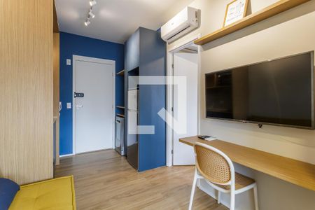Sala de apartamento para alugar com 1 quarto, 27m² em Vila Olímpia, São Paulo