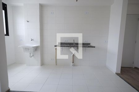 Cozinha e Área de Serviço de apartamento para alugar com 2 quartos, 45m² em Vila Palmares, Santo André