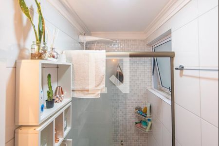 Banheiro  de apartamento à venda com 2 quartos, 36m² em Vila Pires, Santo André