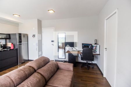 Sala  de apartamento à venda com 1 quarto, 45m² em Bethaville I, Barueri