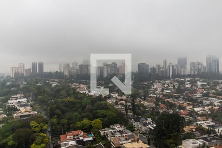 Vista da Varanda de apartamento à venda com 1 quarto, 50m² em Empresarial 18 do Forte, Barueri