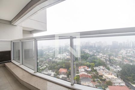 Varanda de apartamento à venda com 1 quarto, 50m² em Empresarial 18 do Forte, Barueri