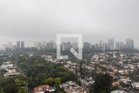 Vista da Varanda de apartamento à venda com 1 quarto, 50m² em Empresarial 18 do Forte, Barueri