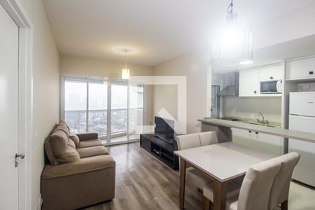 Sala de apartamento à venda com 1 quarto, 50m² em Empresarial 18 do Forte, Barueri