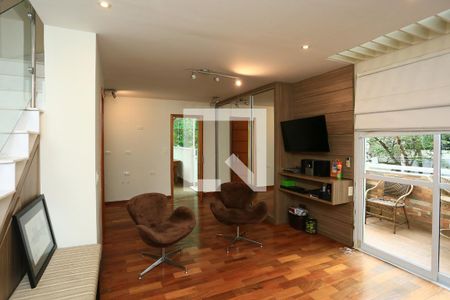 Sala  de apartamento à venda com 1 quarto, 88m² em Vila Andrade, São Paulo