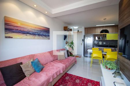 Sala de apartamento para alugar com 2 quartos, 52m² em Jardim Refugio, Sorocaba