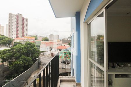 Varanda  de apartamento à venda com 3 quartos, 77m² em Vila Esperança, São Paulo