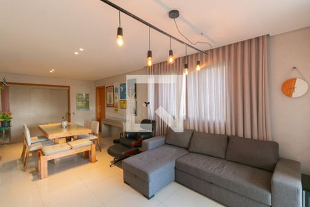 Sala de apartamento para alugar com 3 quartos, 100m² em Jaraguá, Belo Horizonte