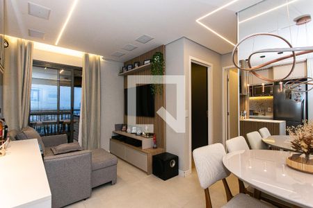 Sala de apartamento à venda com 2 quartos, 59m² em Vila Esperança, São Paulo